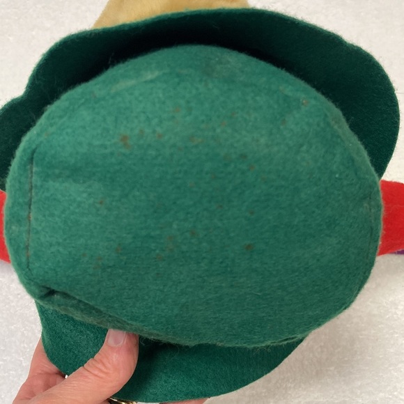 nwt 1997 vintage holiday paddington bear with ornament red coat green hat - Picture 8 of 9